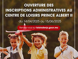 Ouverture des inscriptions 2025-2026 au Centre de Loisirs Albert II 